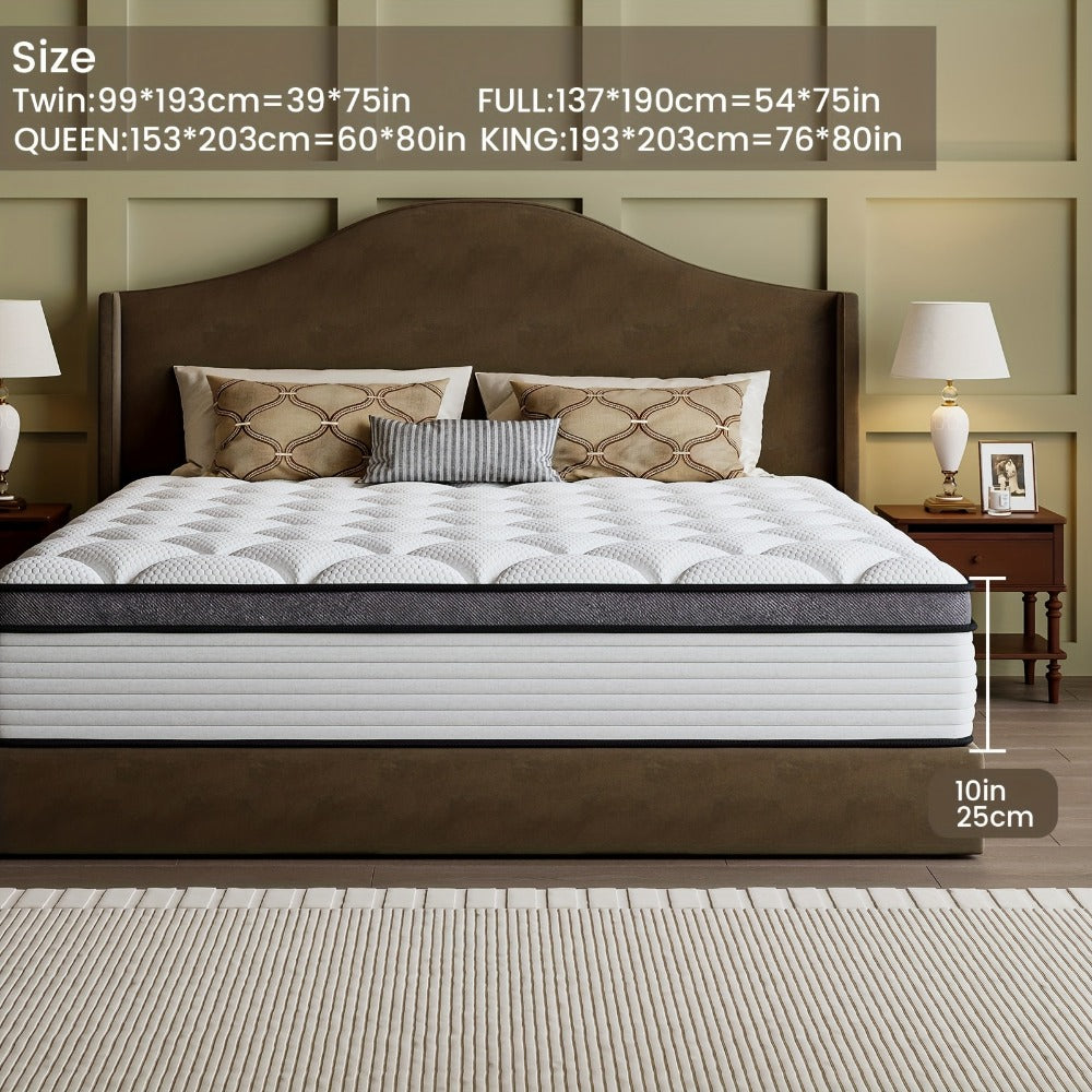 14-Inch Mattress, Medium-Firm Bed Mattress for Bedroom Comfort and Support detail image - detail view 7