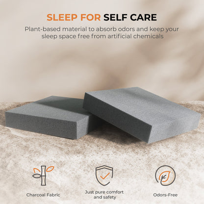 14-Inch Twin Mattress with Memory Foam, Sleep Support Mattress detail image - detail view 10