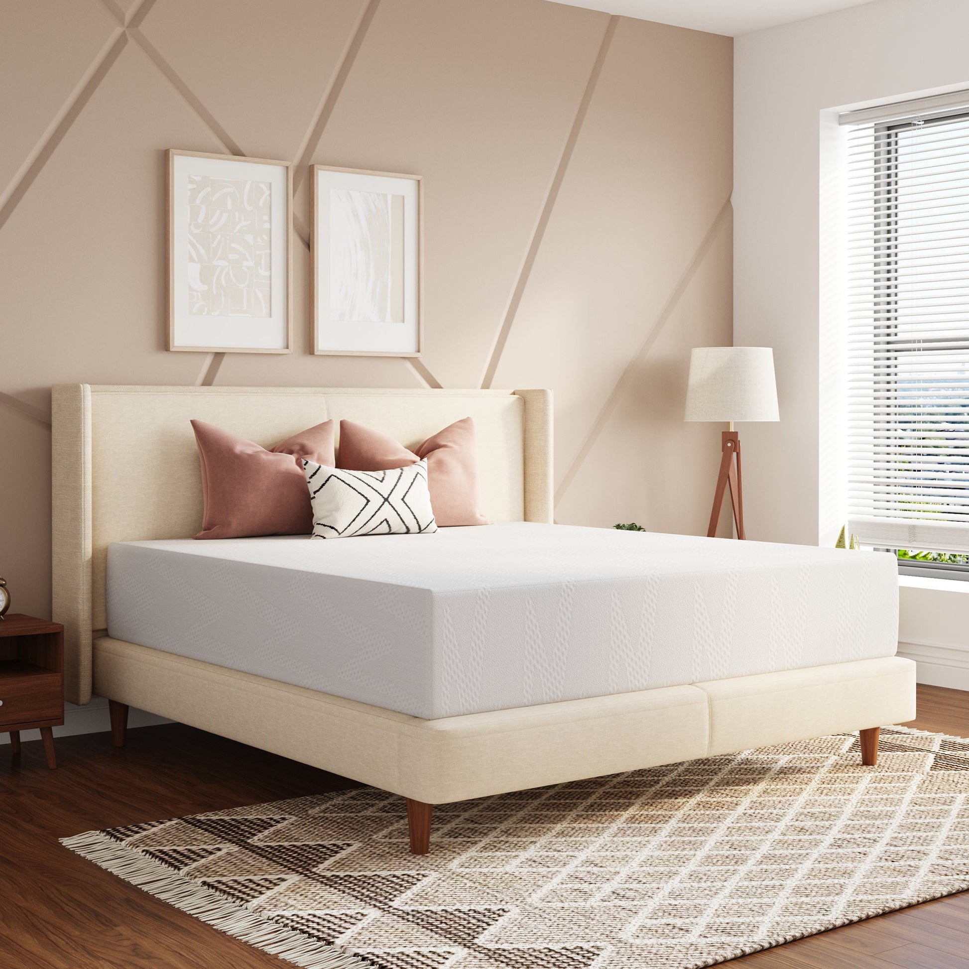14-Inch Twin Mattress with Memory Foam, Sleep Support Mattress detail image - detail view 23