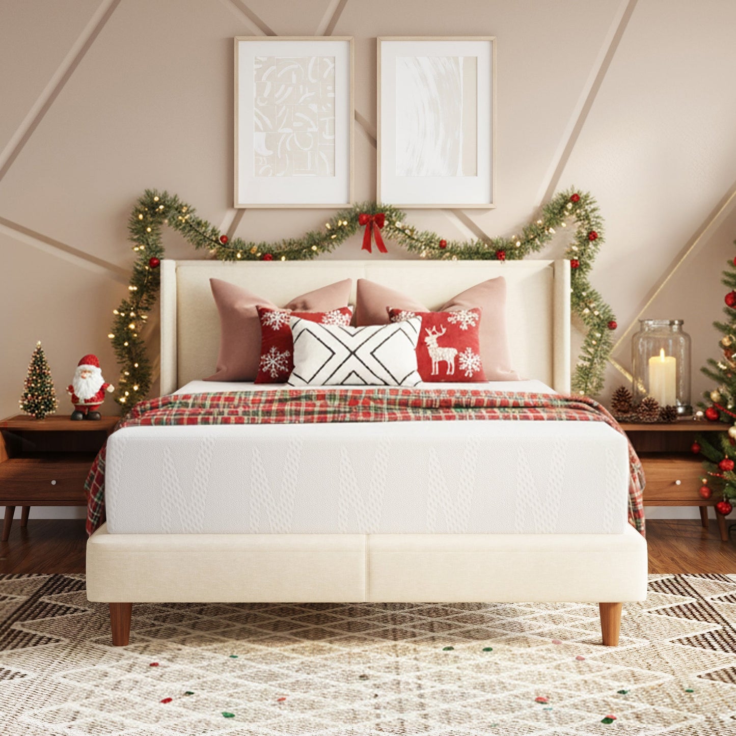 Mattress shown in the King, 14in option