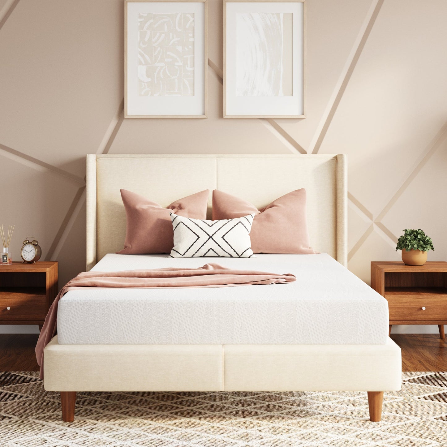 Mattress shown in the Queen, 6in option