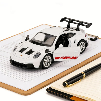 Porsche 911 Die-Cast Collectible Model for Adults, High-Detail Zinc Alloy Display Car for Home Decor Exhibitions