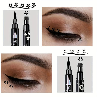 Waterproof Eyeliner Pen Set 6pcs Double-Ended Liquid Eyeliner Kit, Smudge-Proof, Oil-Proof, Precision Eye Liner Pencil for Women
