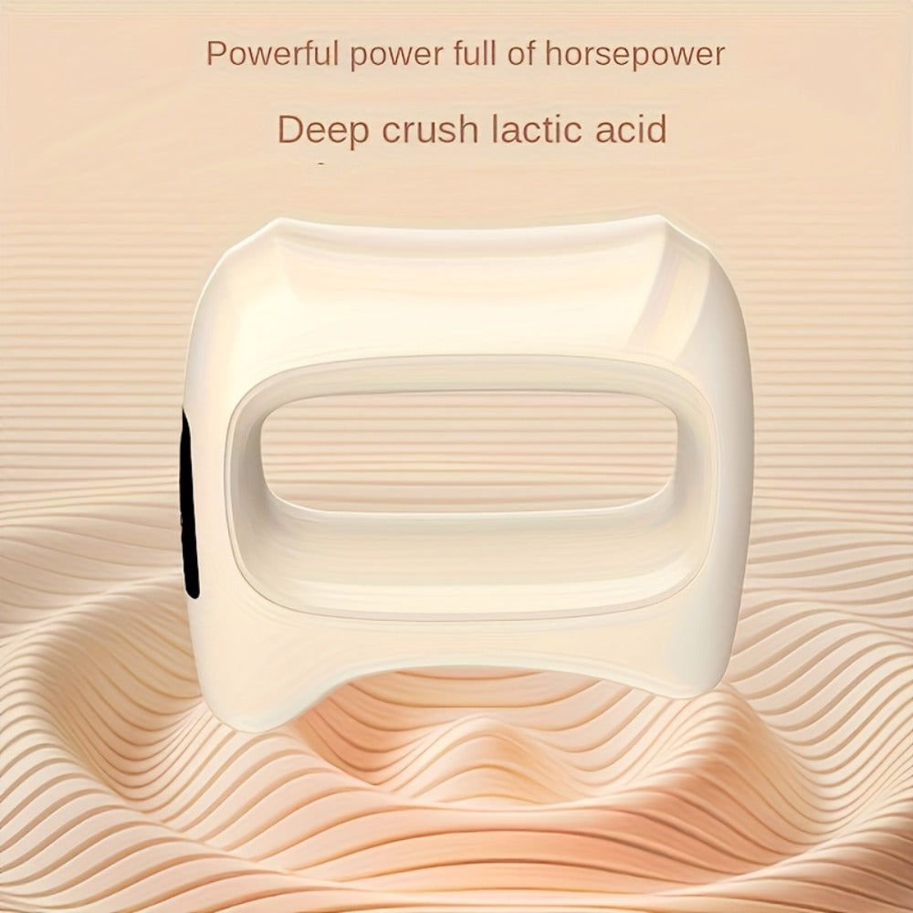 Dual Motor Electric Fascia Ring with Massage Belt – 8 High-Frequency Vibration Modes, Type-C Rechargeable Large Battery, Ergonomic Grip