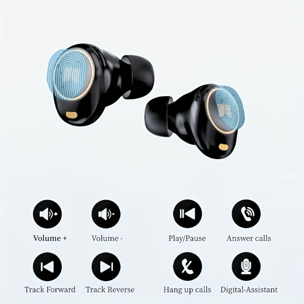 Monster True Wireless Earbuds Bluetooth 5.3 TWS Hi-Fi Sound Dual Noise-Cancelling Mic Touch for an Everyday Personal Care Routine