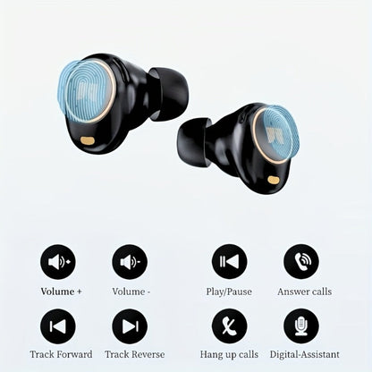 Monster True Wireless Earbuds Bluetooth 5.3 TWS Hi-Fi Sound Dual Noise-Cancelling Mic Touch for an Everyday Personal Care Routine