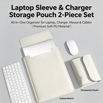 Laptop Bag Padded Sleeve for 13 to 16-Inch Devices with Carrying Strap, Inner Liner Pouch and Fourteen Variants
