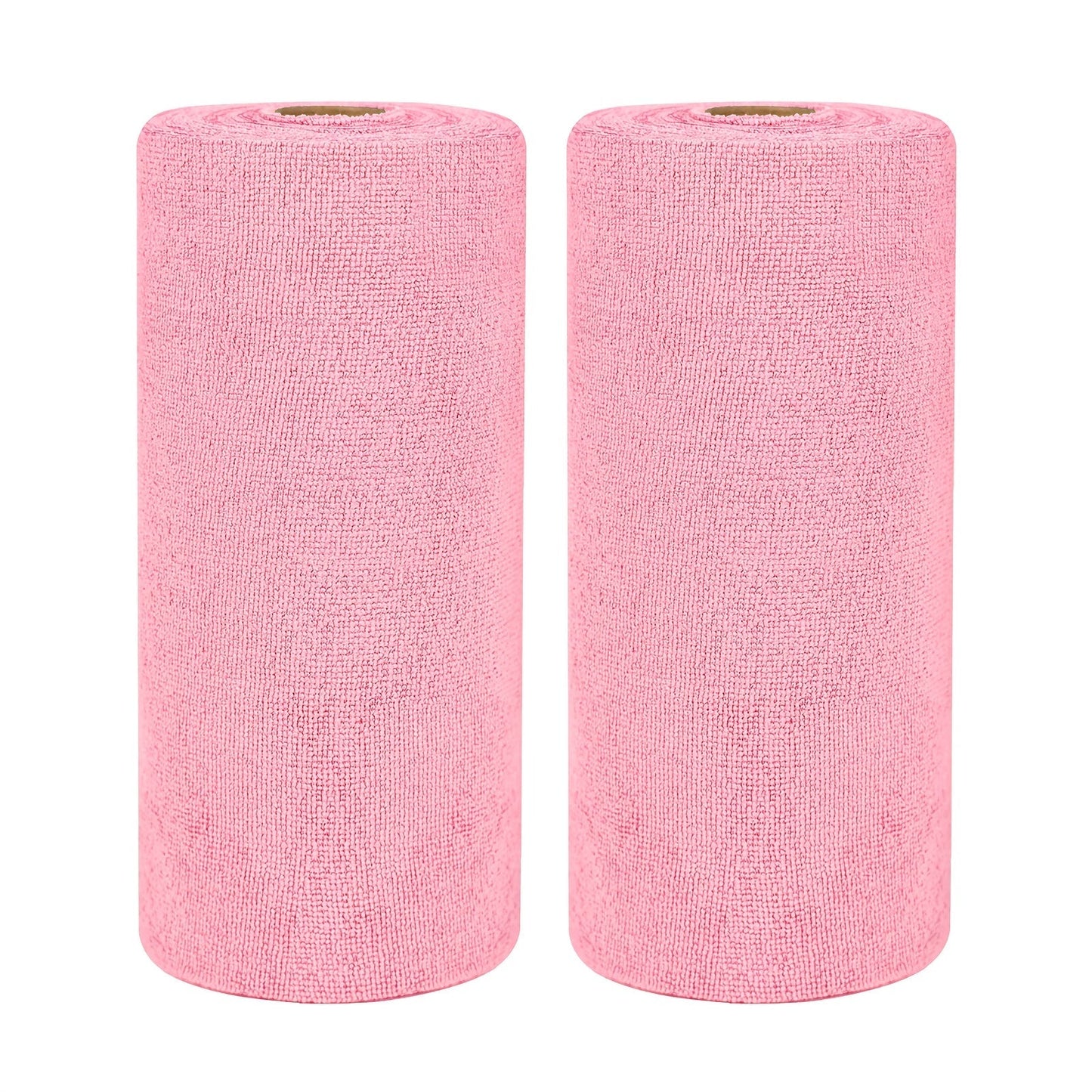 Microfiber Cleaning Cloths Reusable Paper Towel Roll Replacement – Washable Absorbent Tear-Away Dishcloths for Kitchen