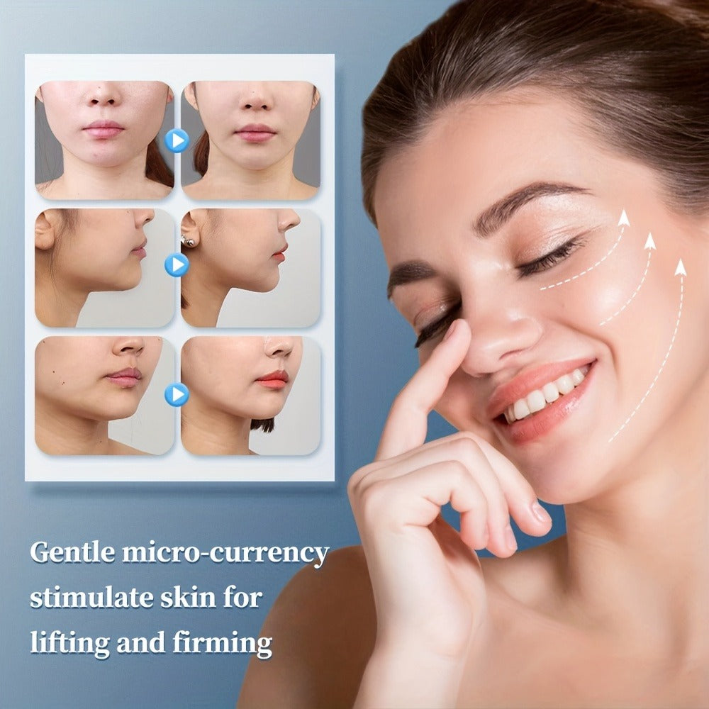EMS Facial & Eye Massager Microcurrent TENS Device FDA Cleared Face Slimming Eye Lift 6 Modes 10 Levels for Home or Salon Spa Use