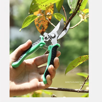 Gardening Pruning Tool Set 8 Piece Stainless Steel, Pruning Shears Scissors Pliers Handle with Wiping Cloth