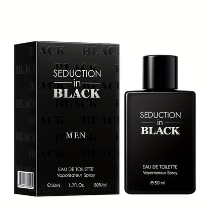 Woody Cologne for Men Long Lasting Eau de Toilette 50ml Propylene-Free Masculine EDT Spray Sensitive Skin Safe Daily Dates Gym Travel Office