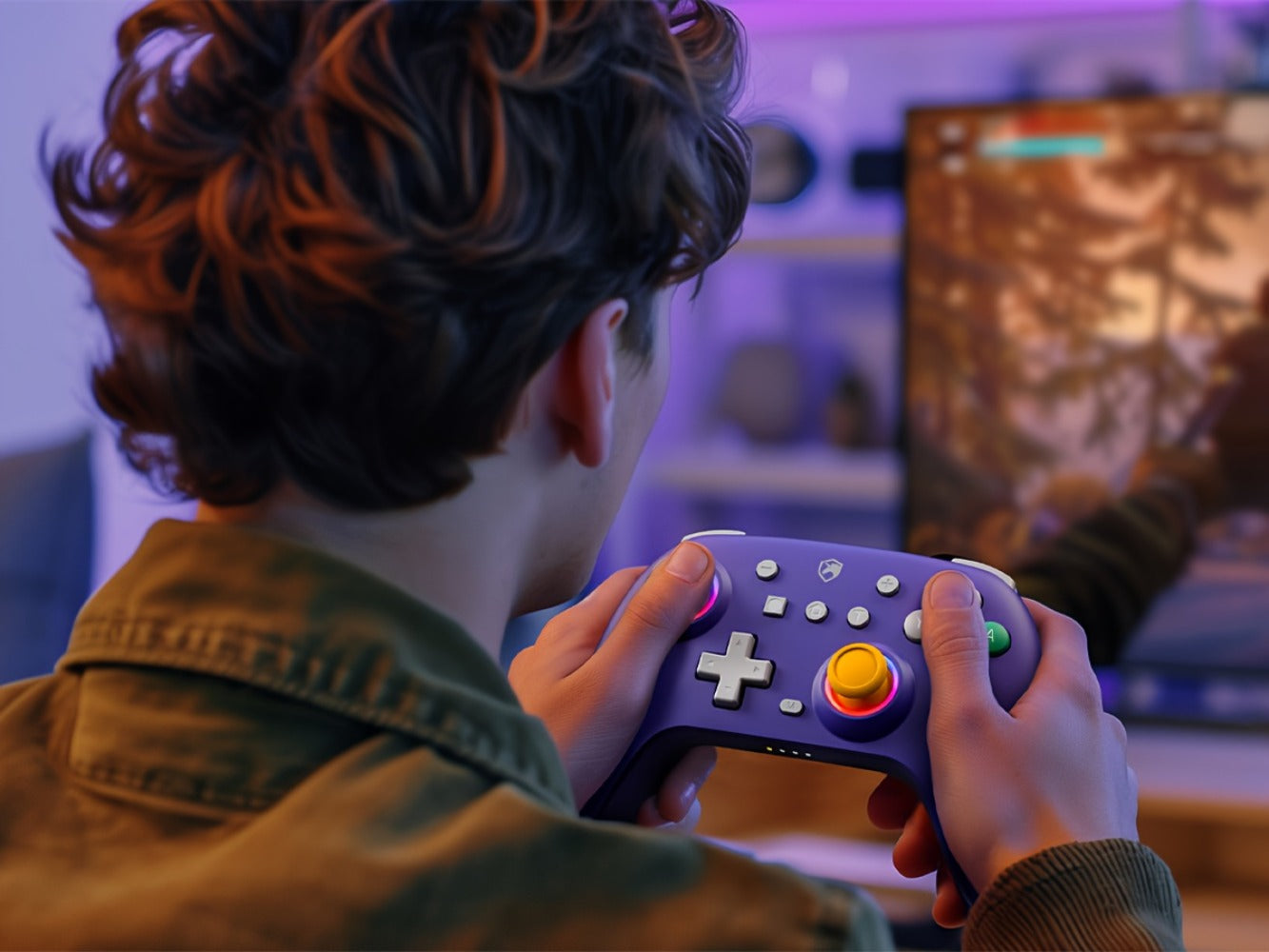 Hall Effect Wireless Controller for Nintendo Switch OLED Switch Lite - No Drift Joystick Turbo for an Everyday Personal Care Routine