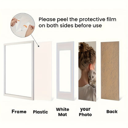 Picture Frames 12x16 Set of 3 – Classic Wood Poster Frames, Horizontal & Vertical Wall Hanging, Multi-Color Options for Bedroom Office