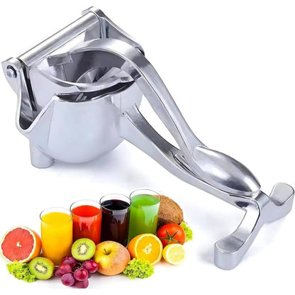 Manual Citrus Juicer, Aluminum Lemon Squeezer with Lever Press, Removable Filter, Easy Squeeze Extractor for Lemon