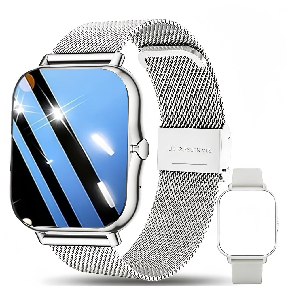 Smartwatch with Calling, Heart Rate and Sleep Displays, Sport Modes and Magnetic Charging for Daily Wear