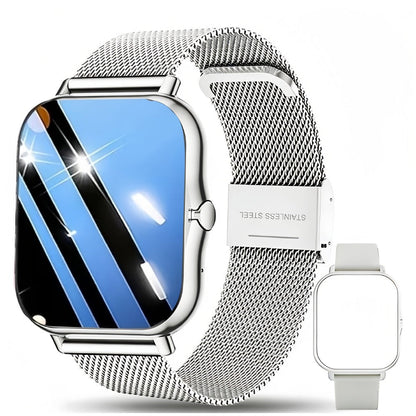 Smartwatch with Calling, Heart Rate and Sleep Displays, Sport Modes and Magnetic Charging for Daily Wear