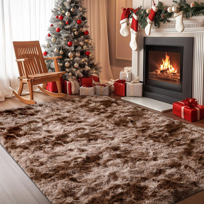 Non-Slip Area Rug Fluffy Soft Carpet – Modern Home Decor Floor Mat for Living Room, Bedroom, Kitchen & Bathroom | Easy Clean Cute Plush Rug
