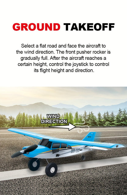RC Airplane QIDI560 M7 Brushless Fixed Wing, 6-Channel 6-Axis Gyro Remote Control Plane with 3D Stunts