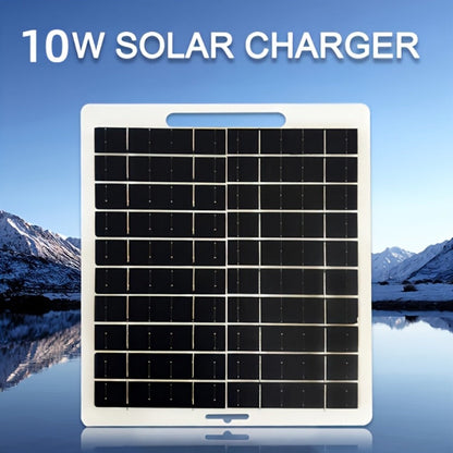 Solar Panel Phone Charger USB – Flexible Photovoltaic Outdoor Charging Panel with USB Cable, Portable Solar Power Generator for Camping, RV