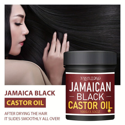 Jamaican Black Castor Oil Hair Milk for Women & Men - Revitalizing Formula, Natural Volume & Smoothness