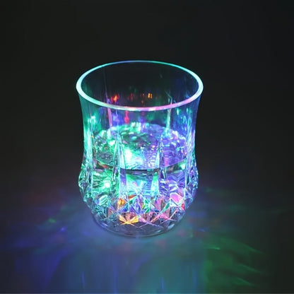 LED Light-Up Cups Glow in the Dark, Pineapple Induction Party Cups for Birthday Christmas Disco Valentine's Day (6.76oz)
