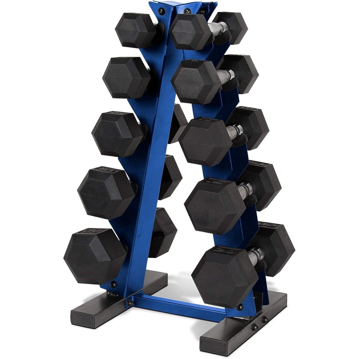 Dumbbell Rack A-Frame 5-Tier Heavy Duty Weight Storage Stand – Space-Saving Vertical Dumbbell Holder for Home Gym
