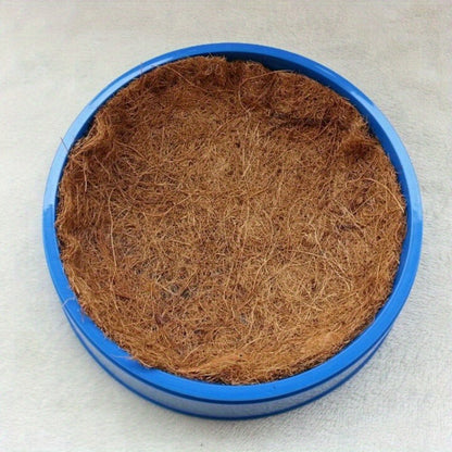 Pigeon Nesting Bowl 6-Pack with Coconut Fiber Mat – Durable Plastic Bird Breeding & Hatching Set for Racing Pigeons, Doves