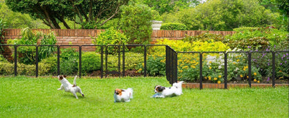 Dog Playpen Heavy Duty Foldable – 8 & 16 Panel Pet Exercise Pen for Large Medium Small Dogs, Portable Indoor Outdoor Puppy Pen for Yard