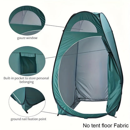 Pop-Up Privacy Shower Tent & Outdoor Changing Room – Waterproof Portable Camping Toilet Tent for Hiking Beach Fishing Backpacking