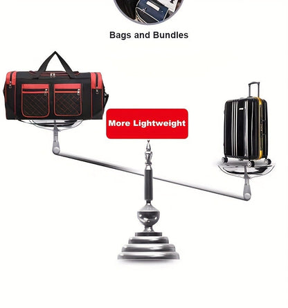Gym Duffel Bag Large Capacity Travel Bag for Men Women Heavy Duty Polyester Multi Pocket Adjustable Shoulder Strap Zipper Closure
