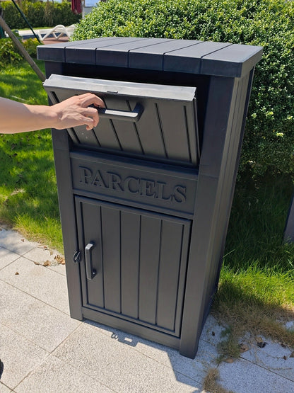 Lockable Outdoor Storage Box Waterproof Package Delivery Porch