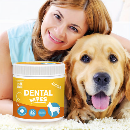 Pet Cleaning Wipes for Dogs & Cats – Ear Wipes Eye Wipes Dental Wipes Teeth Cleaning Kit, Soothing Deodorizing Itch Relief Coconut Scent