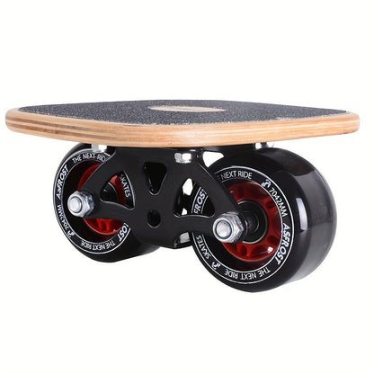 Split Drift Skateboard with PU Wheels & High-End Bearings | 7-Layer Maple Deck Anti-Slip Portable Roller Road Drift Skates Plate