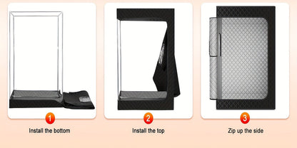Double Person Sauna Tent 71x49x36in Extra Large 2-Person Steam Sauna Box for Home with 2 Steamers