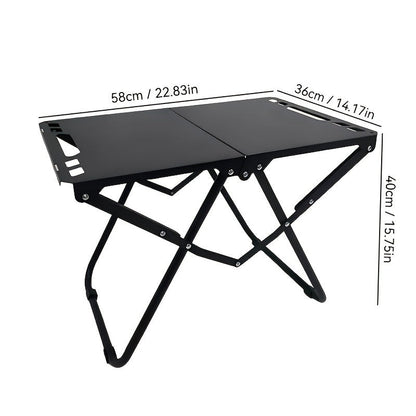 Folding Camping Table Portable Lightweight 3-Leg Outdoor Table for Picnic BBQ, for Camping, Travel and Outdoor Use