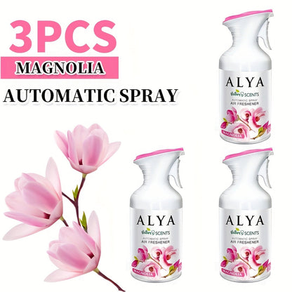 Aromatherapy Air Freshener Spray 8.45oz, 6 Scents: Lavender, Magnolia, Mixed Berries, Ocean, Cool Linen & Vanilla
