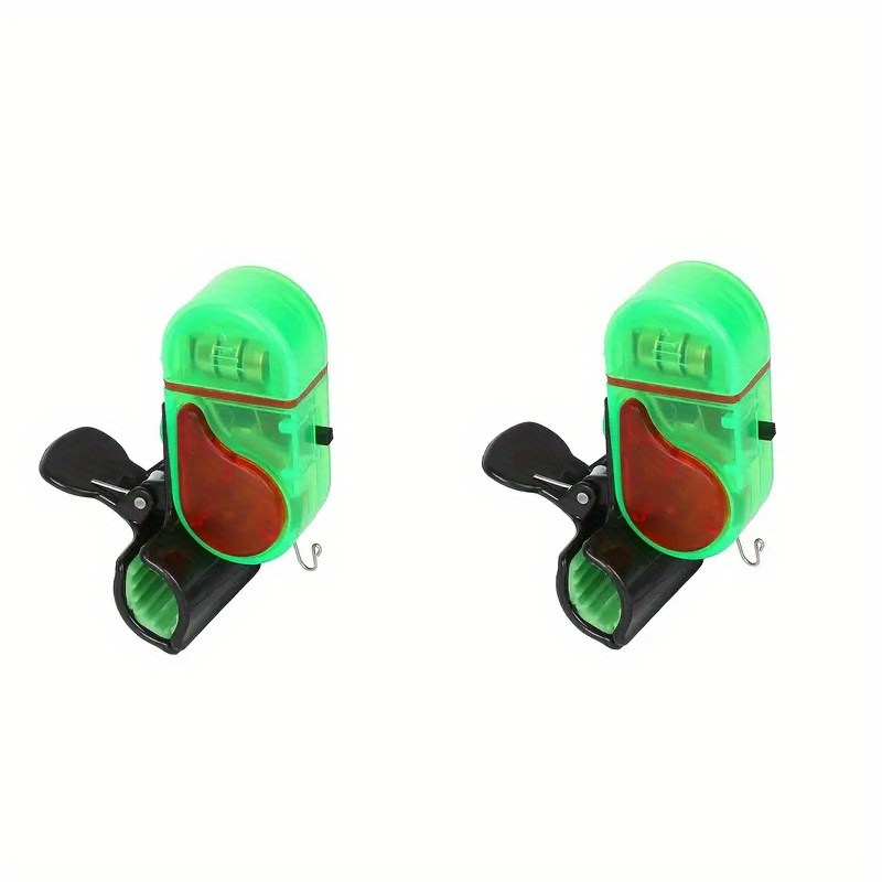 Fishing Bite Alarm Set of 4 with Sound Alert & LED Indicator – All-Weather Portable Electronic Fish Bite Detector for Night Fishing
