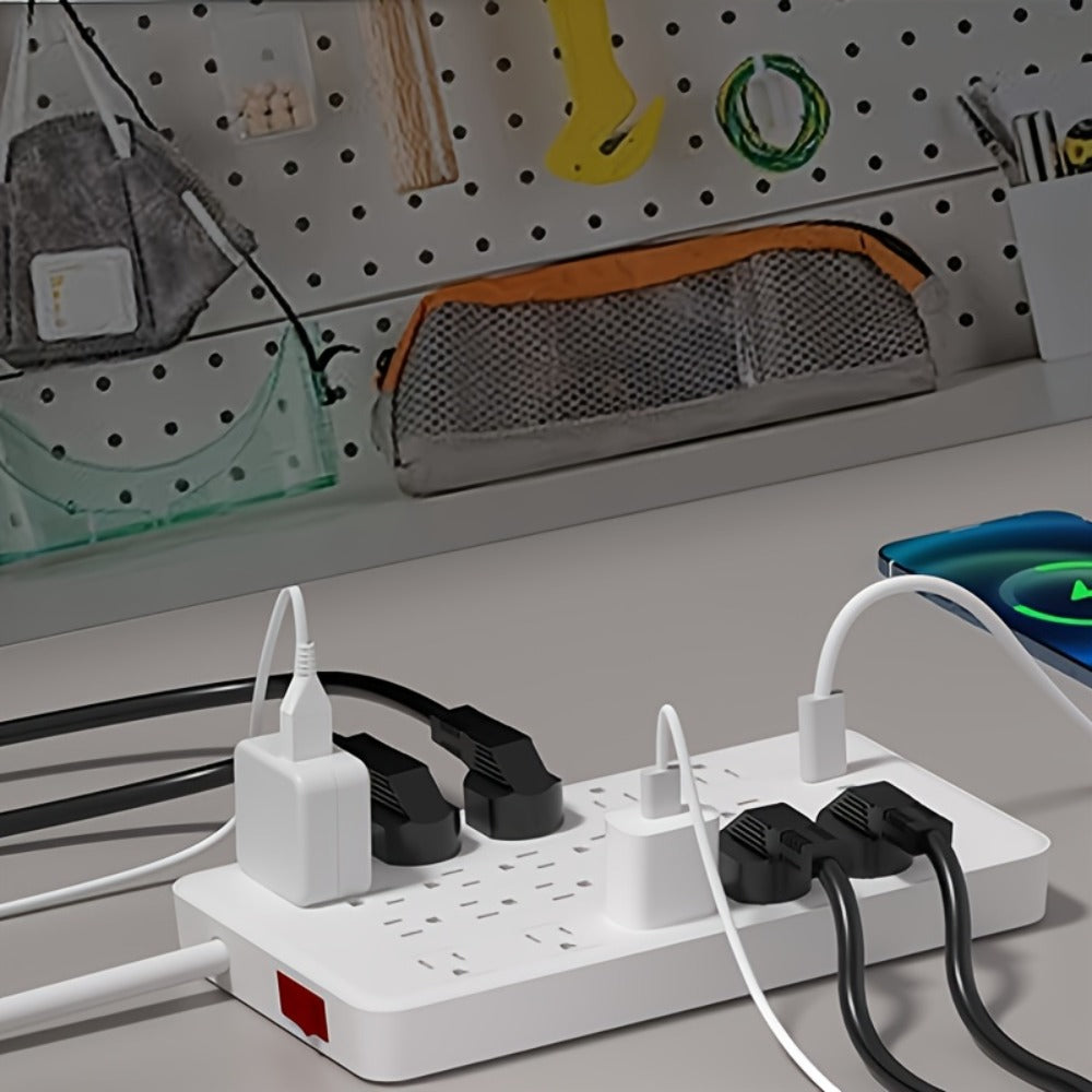 Surge Protector Power Strip with USB C Ports 22 AC Outlets 5 USB Ports - 6ft Flat Plug Extension for an Everyday Personal Care Routine