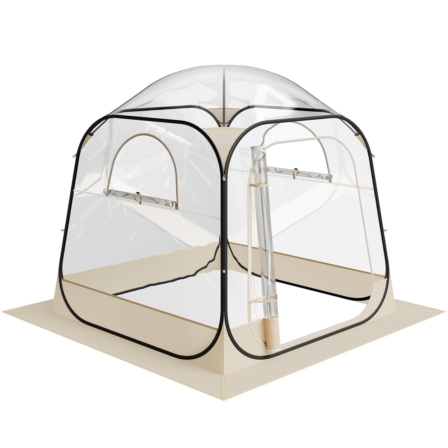Pop Up Bubble Tent Clear Pod for Garden, Patio and Yard Use, with the Listed Configuration
