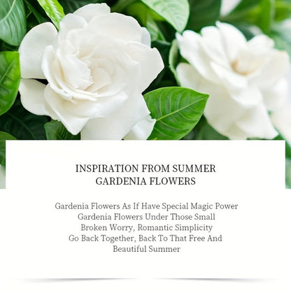 Eau de Toilette Gardenia Fragrance for Women 50ml Spray in Faceted Bottle and Floral Boxed Presentation