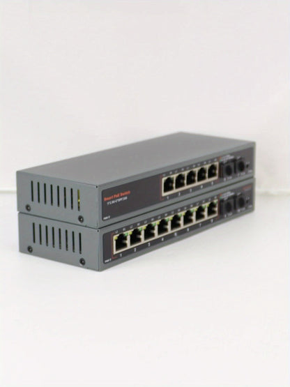 10-Port 2.5G Network Switch with 10G SFP+ Uplink - Fanless Metal Unmanaged Ethernet Switch, 8x 2.5GbE RJ45
