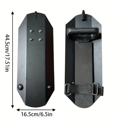 Tactical Arm Shield with Window Breaker Tool, Handheld Riot Shield High-Strength Steel Protective Gear for Outdoor Hunting Vehicle