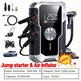 Car Jump Starter Air Pump(Gray