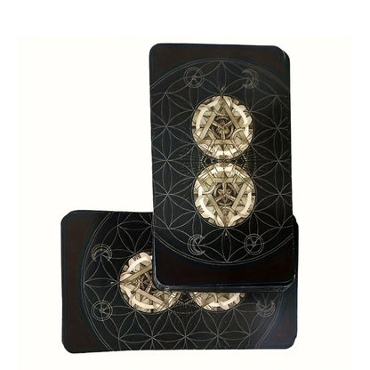 Kabbalah Tarot Deck 78 Cards, Traditional Divination Card Game with Ancient Wisdom & Spiritual Guidance