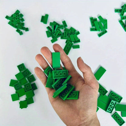 Bulk Flat Tile Building Blocks 150 Pcs – Smooth Thin Plate Bricks 1x1 1x2 1x6 LEGO Compatible MOC Accessories Kids Creative Building DIY