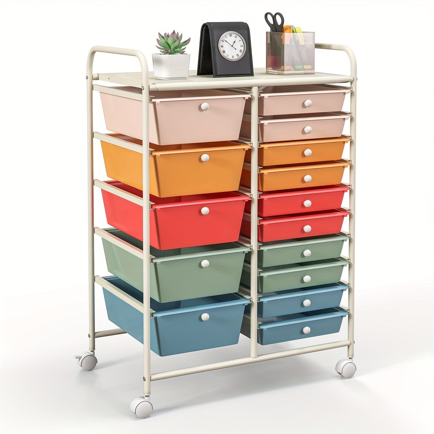 Rolling Storage Cart shown in the Chromatic Colour option