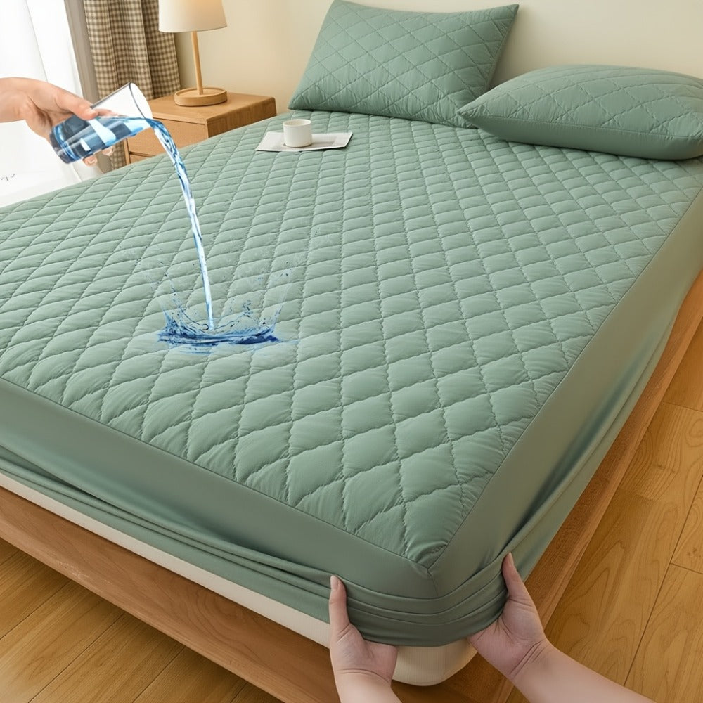 Mattress Protector Cover Soft Breathable Cooling Fitted Sheet Twin Full Queen King Deep Pocket Machine Washable Bed Cover for Home Hotel