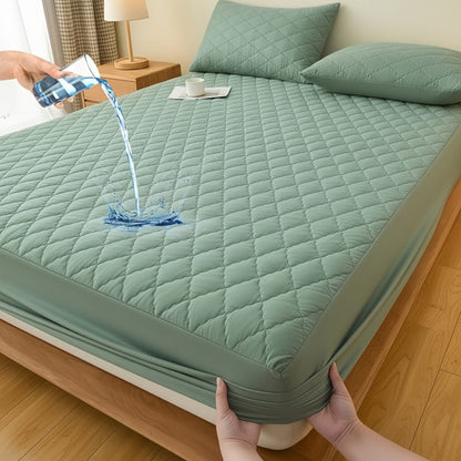 Mattress Protector Cover Soft Breathable Cooling Fitted Sheet Twin Full Queen King Deep Pocket Machine Washable Bed Cover for Home Hotel