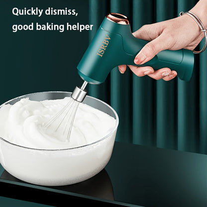 Cordless Electric Egg Beater & Cream Whipper - Handheld Stand-Up Portable Mixer for Cake Baking, Ice Cream & Whipping