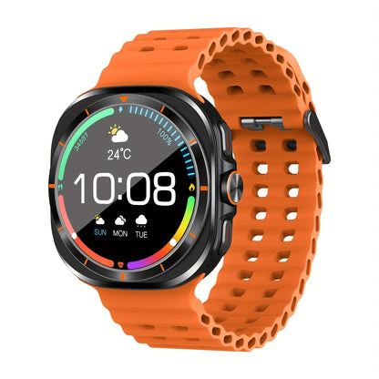 Smart Watch Round Fitness Display with Call and Message Alerts, 100+ Sport Modes and Three Band Colors
